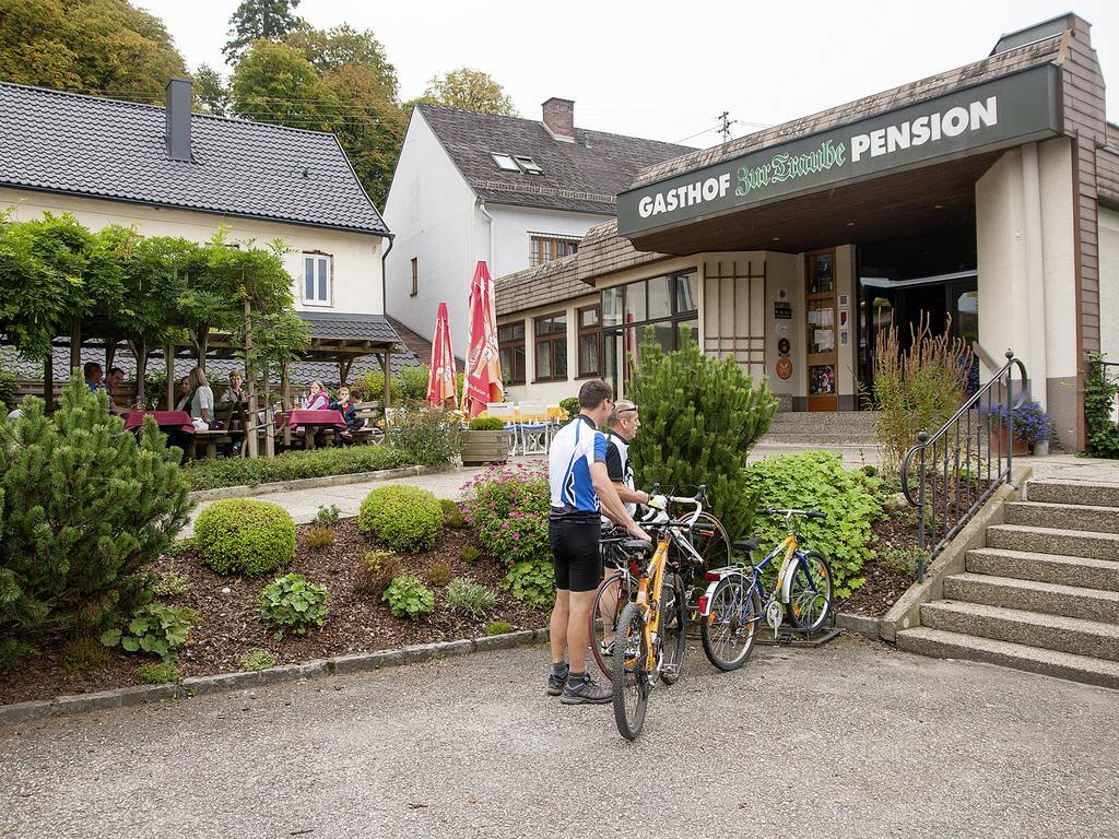 Gasthof Zur Traube Grein Bagian luar foto